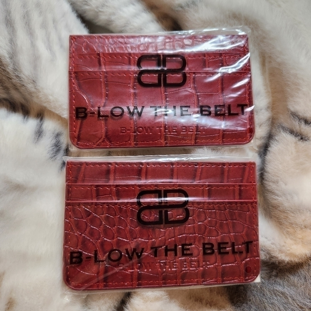 Below the Belt Card Wallet Case Lot of 2
